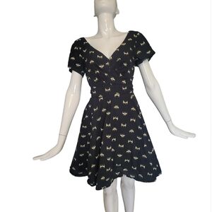 Eshakti Rudolph Print Retro Style Dress, VGUC, Size L/12
